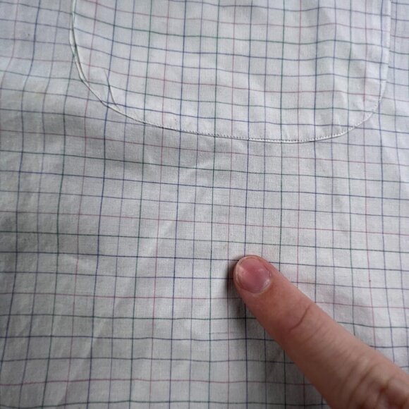 Gitman Bros For Fashion Post Louisville Button Up Shirt 16 34 Check USA Made - Picture 12 of 16